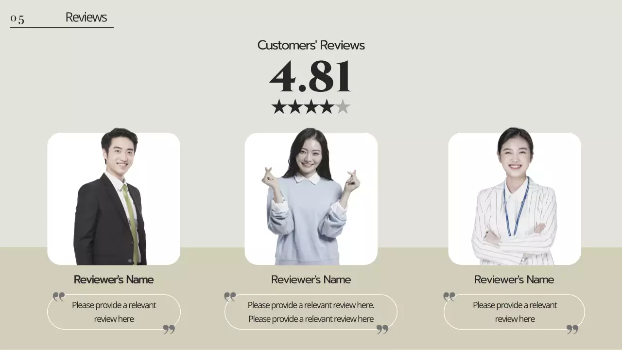 모던한 베이지 테마의 리조트 제휴 제안