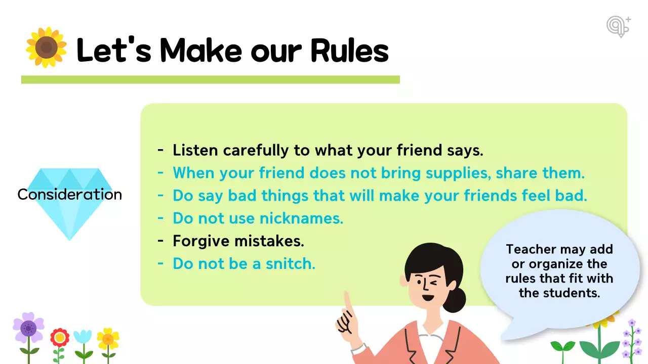 Yellow Playful Classroom Guide Presentation