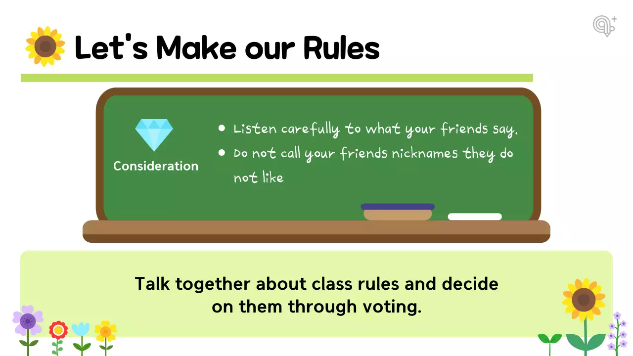 Yellow Playful Classroom Guide Presentation