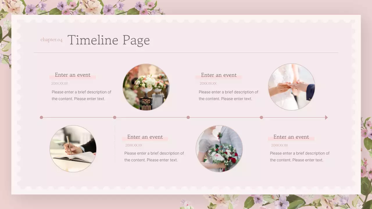 Apresentação de flores rosa elegante