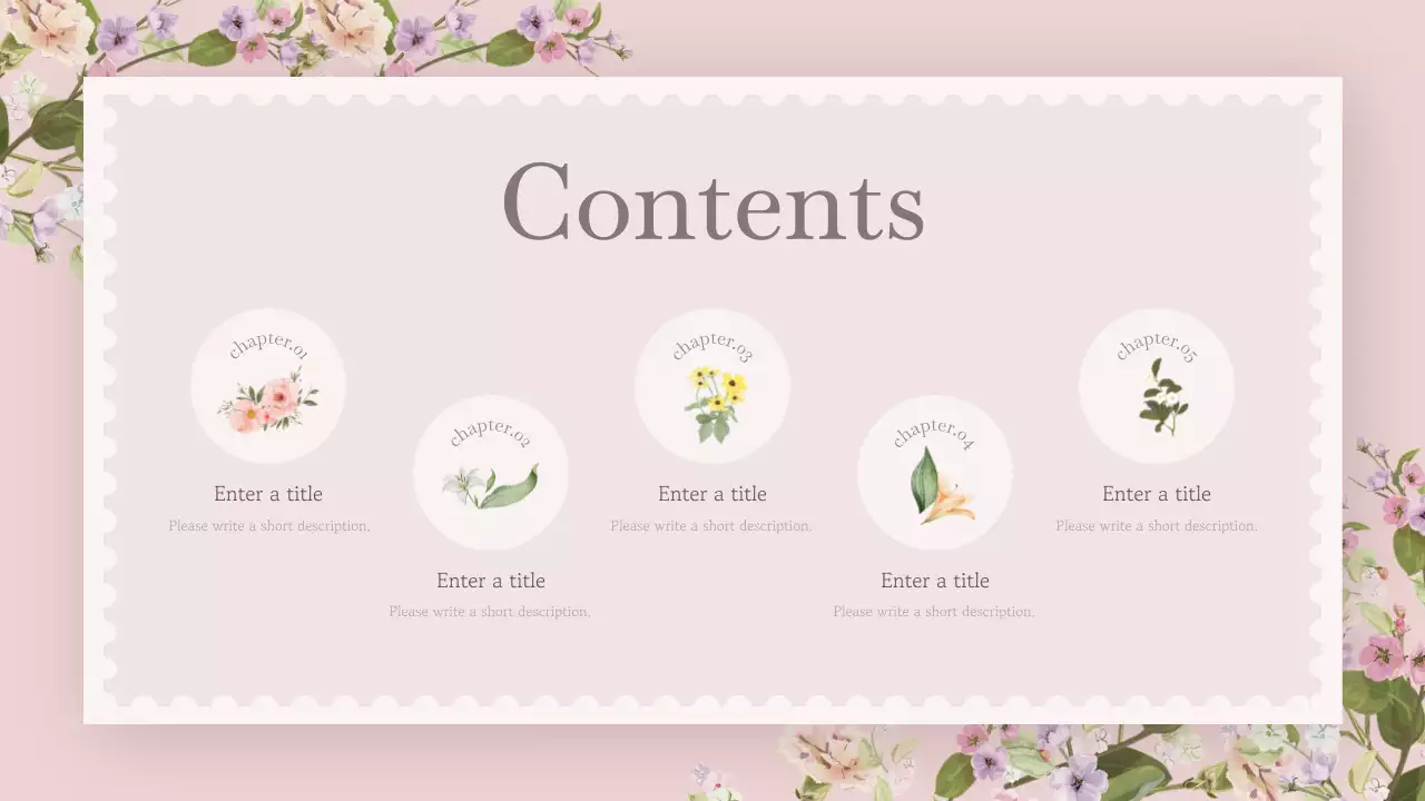 Apresentação de flores rosa elegante