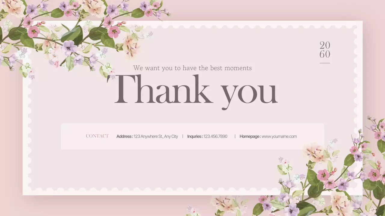 Apresentação de flores rosa elegante