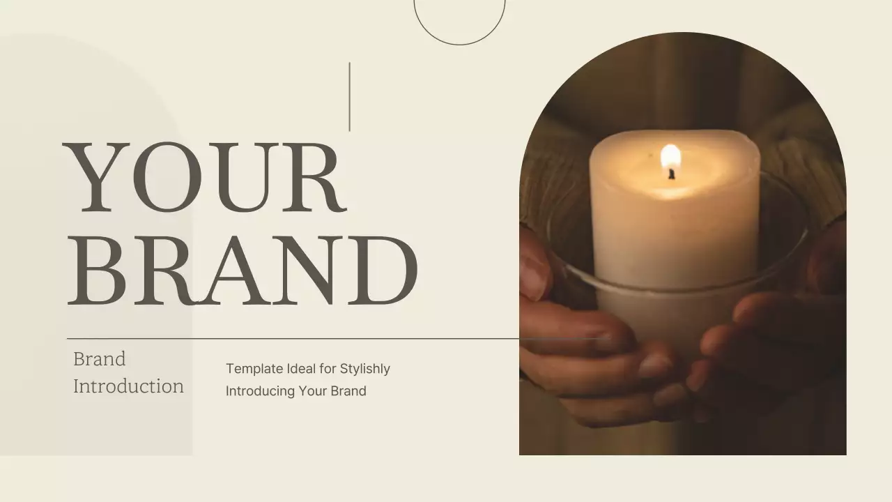 Beige Minimalist Brand Introduction Presentation