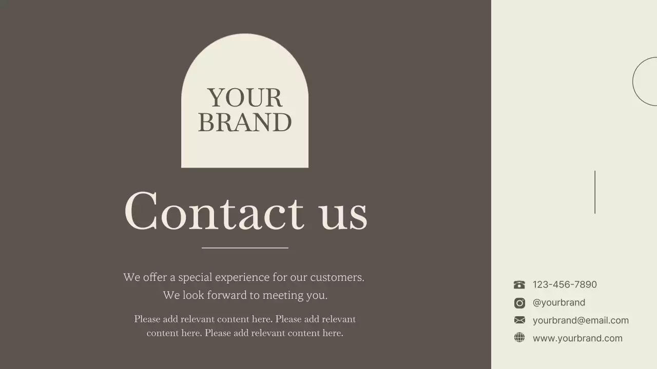 Beige Minimalist Brand Introduction Presentation