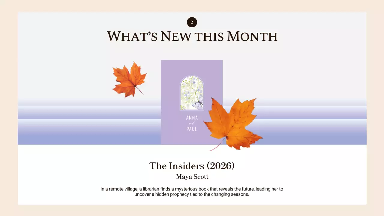 Orange Classic Book Guide Presentation