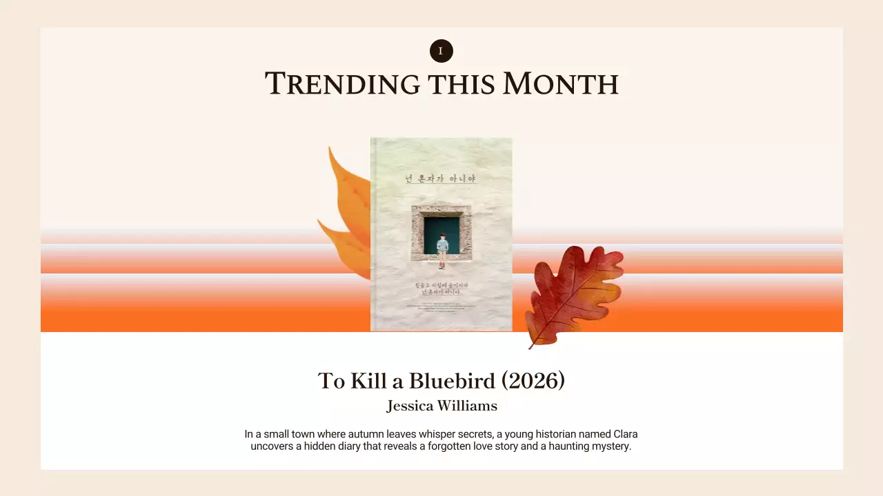 Orange Classic Book Guide Presentation