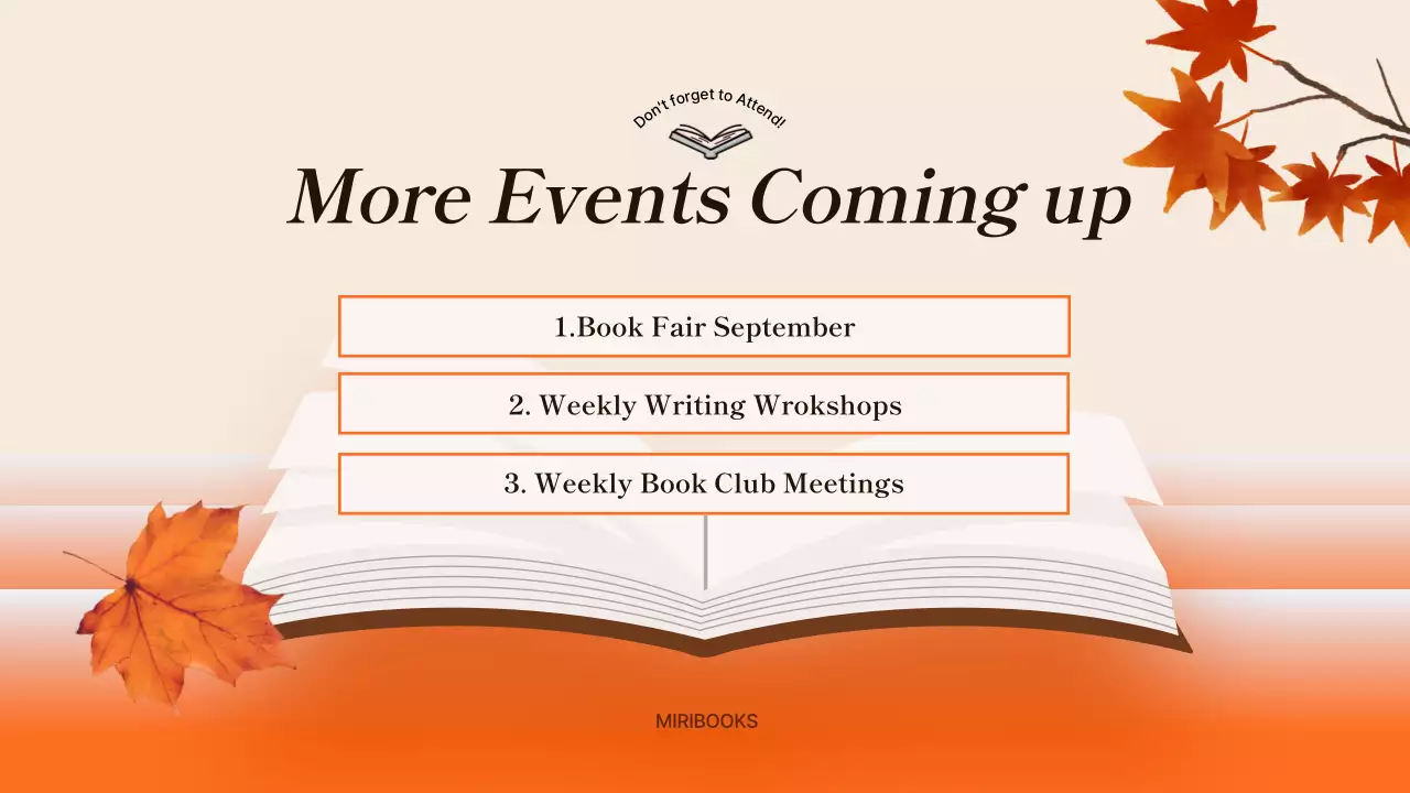 Orange Classic Book Guide Presentation