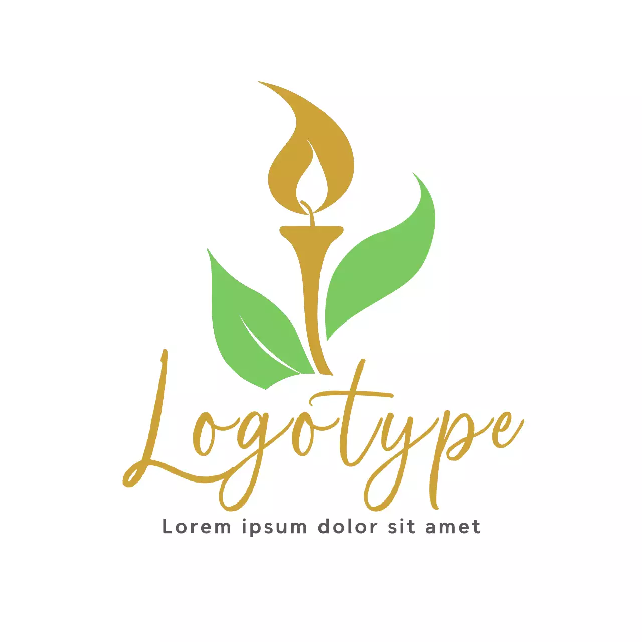Gold Elegant Design Logo
