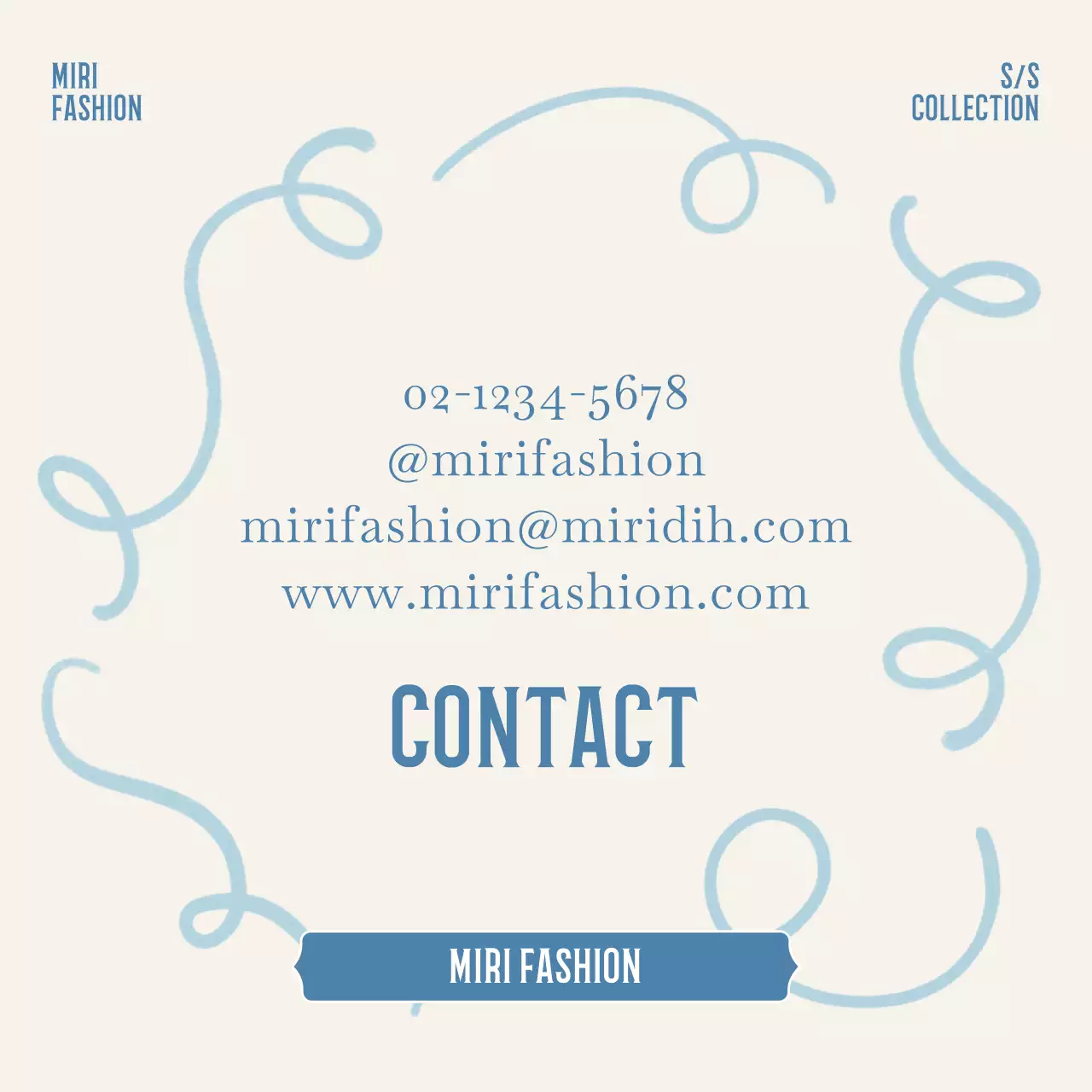 青 モダン ブランド 会社案内 カルーセル