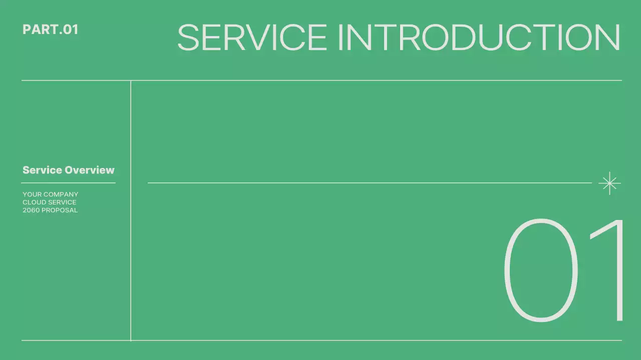 Green Modern Cloud 제안 프레젠테이션