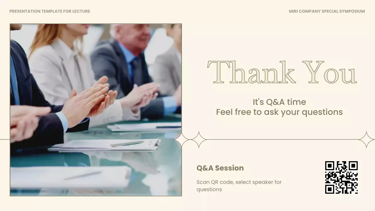 베이지와 갈색의 심플한 연사 강연 강의자료