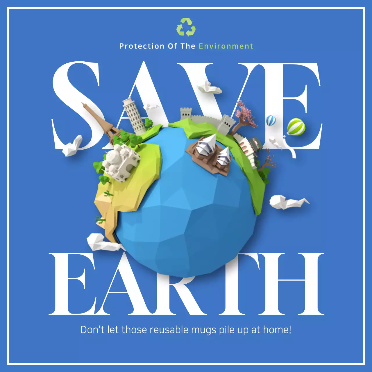 Blue and Green for the Planet CardNews