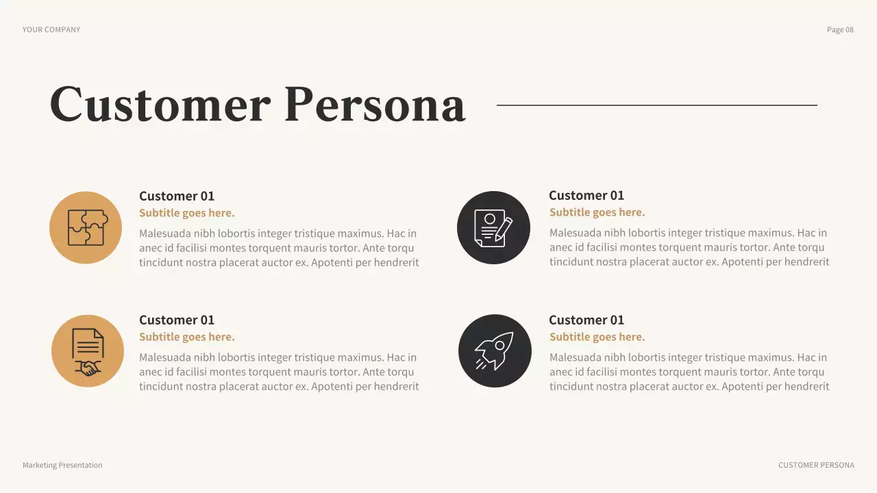 Brown Modern Marketing Presentation