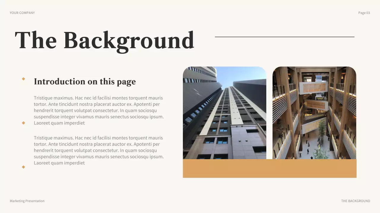 Brown Modern Marketing Presentation