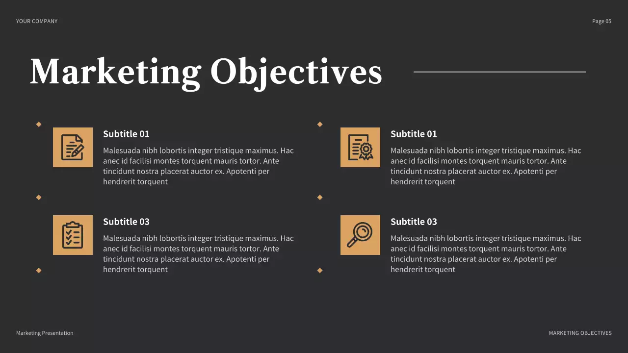 Brown Modern Marketing Presentation