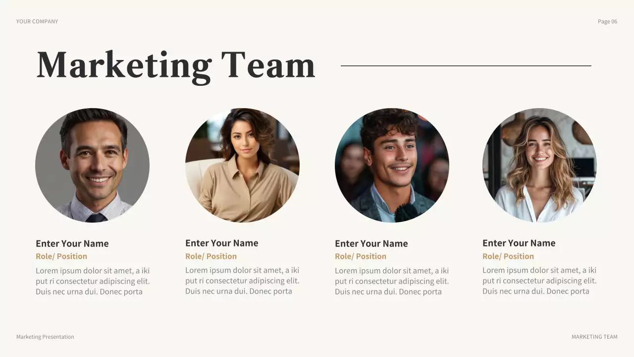 Brown Modern Marketing Presentation