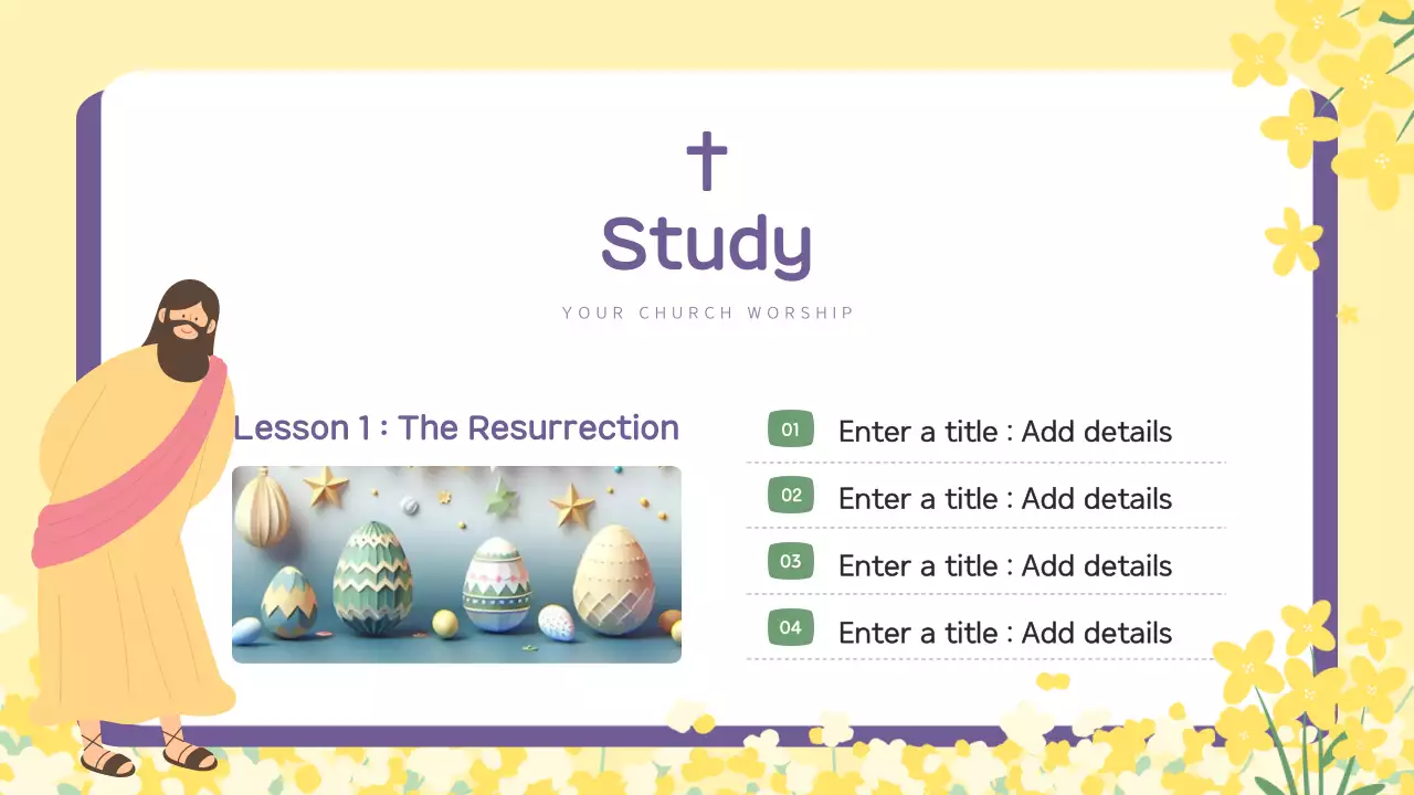 Yellow Simple Easter Presentation