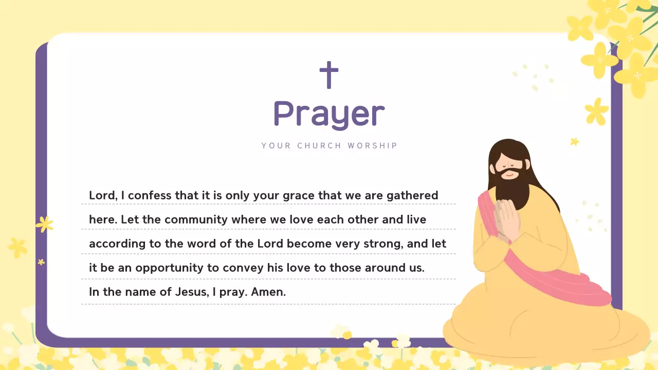 Yellow Simple Easter Presentation