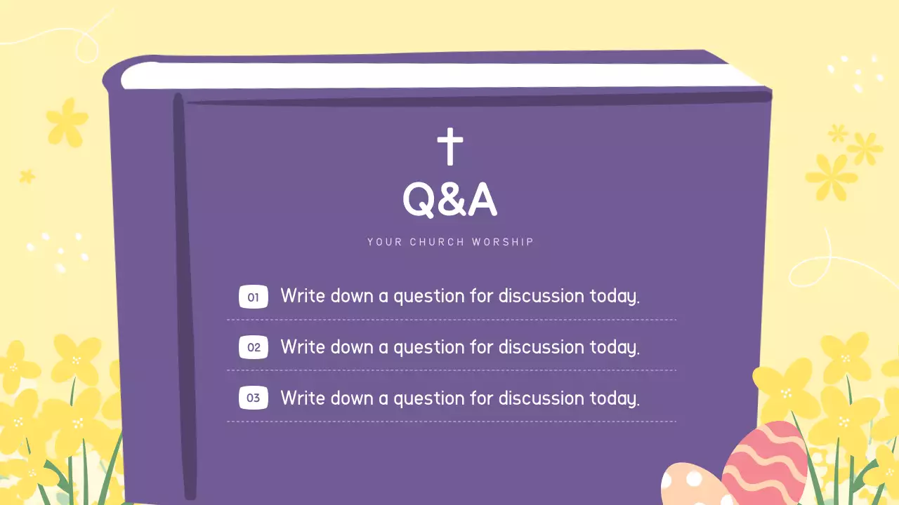 Yellow Simple Easter Presentation