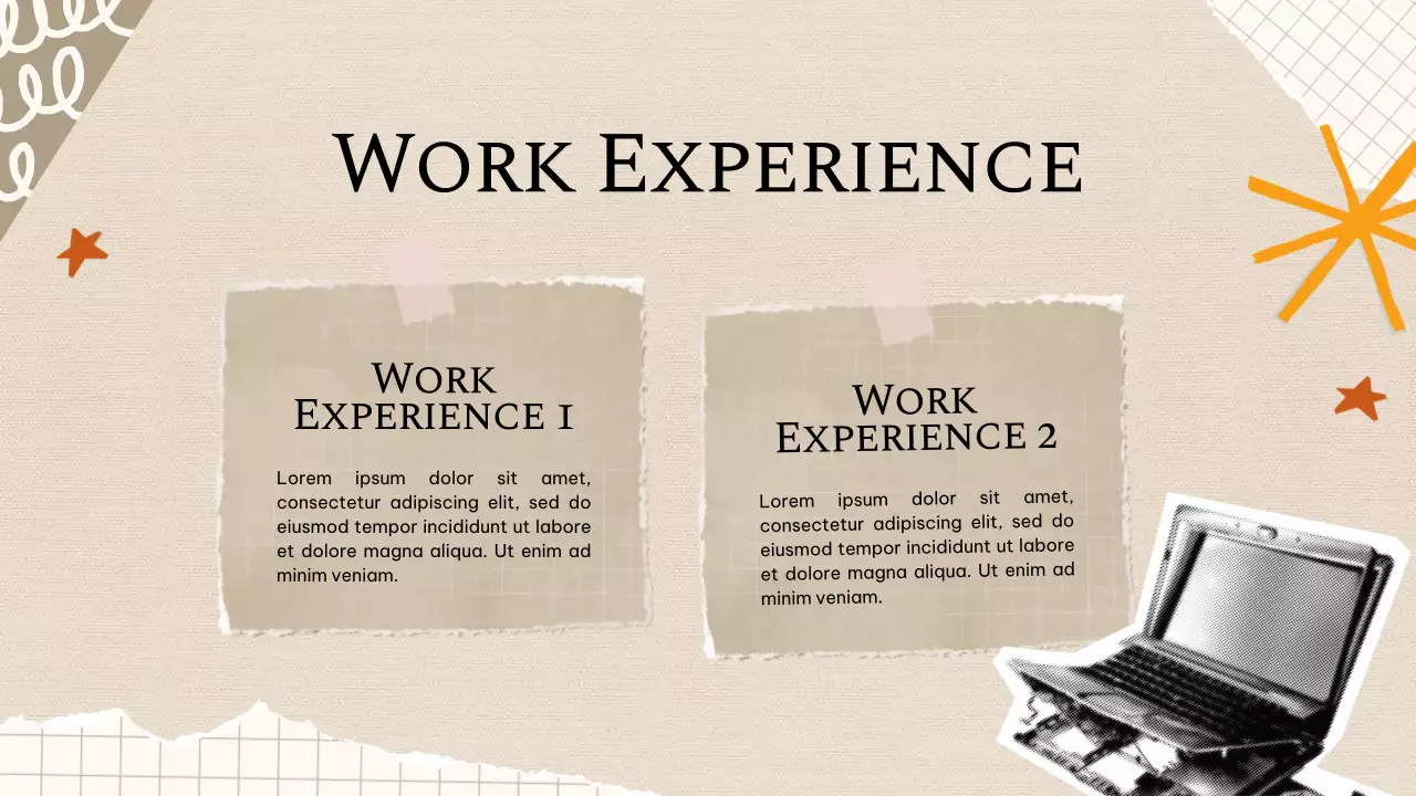 Beige Vintage Creative Portfolio Presentation