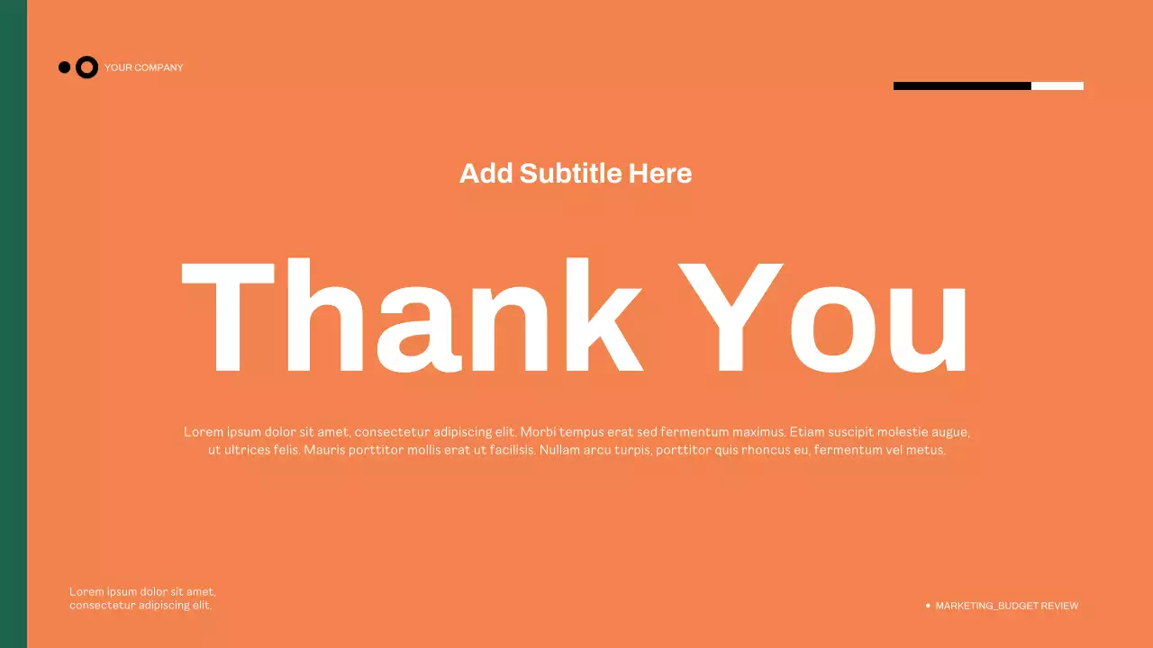 Green Professional Budget Review Presentation