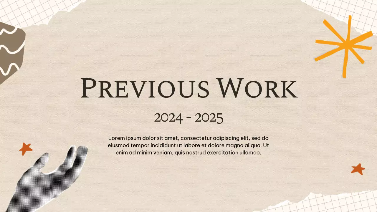 Beige Vintage Creative Portfolio Presentation