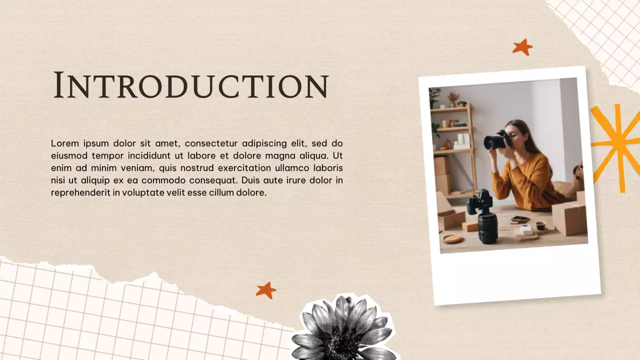 Beige Vintage Creative Portfolio Presentation