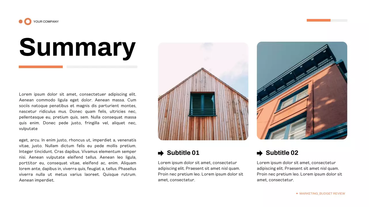 Green Professional Budget Review Presentation