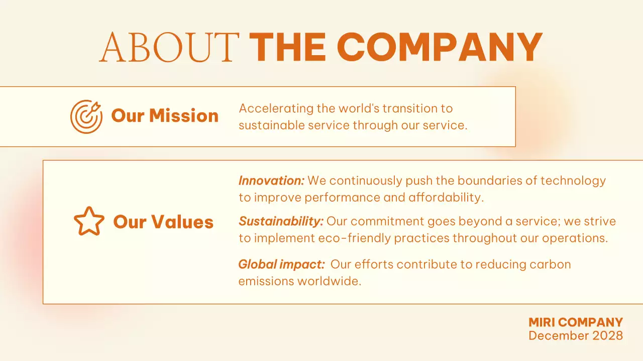 Orange Modern Employee Guide Presentation