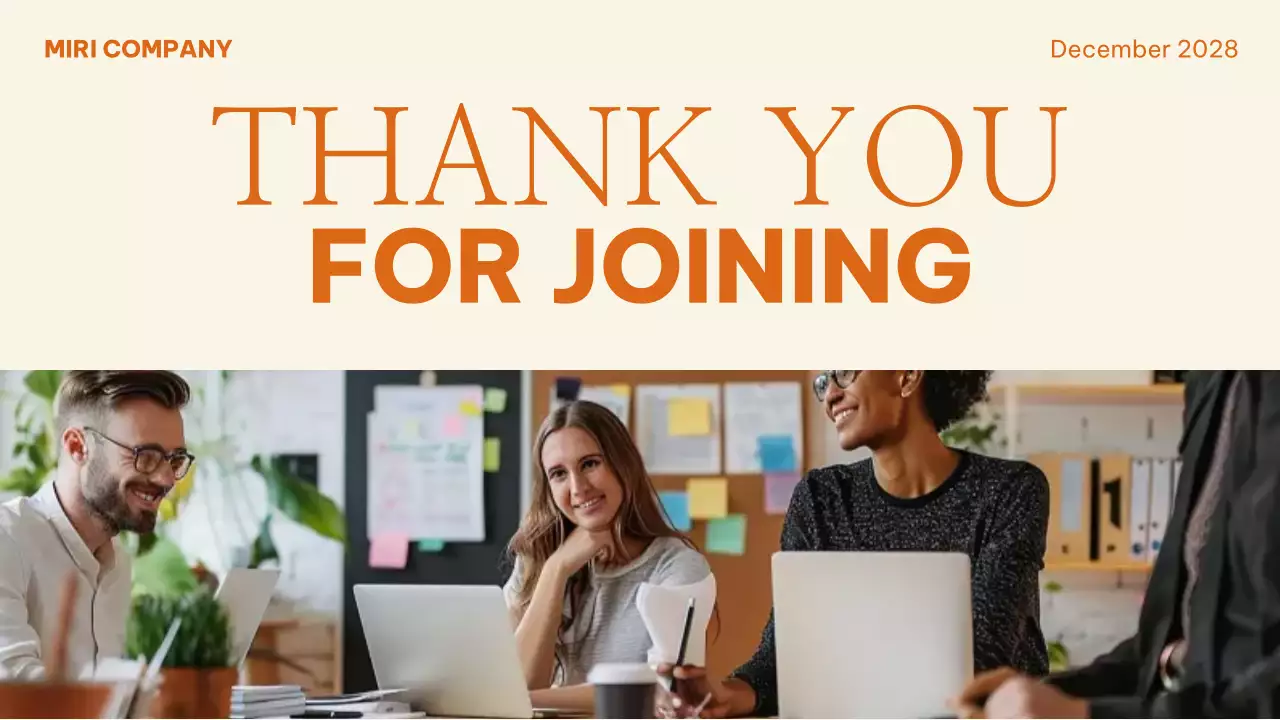 Orange Modern Employee Guide Presentation