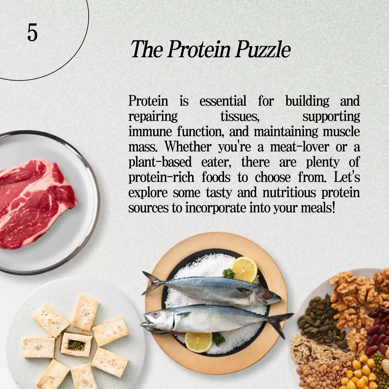 White Minimal Healthy Diet Guide Social Media Post