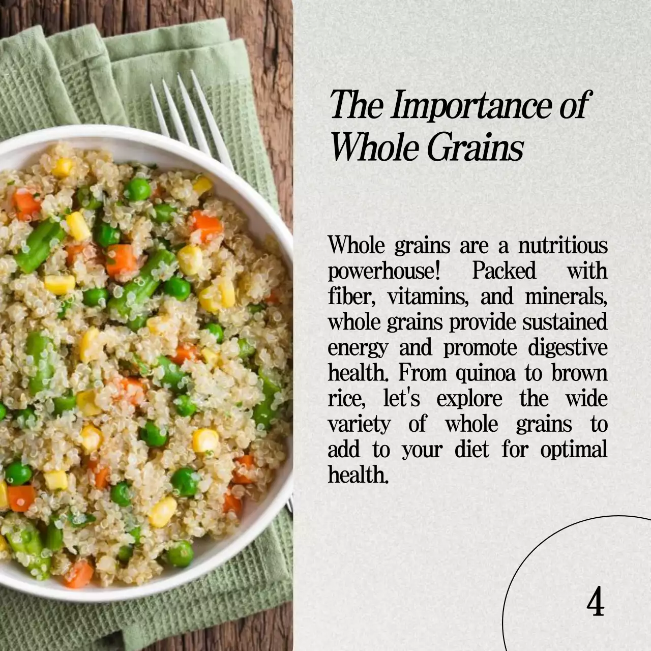 White Minimal Healthy Diet Guide Social Media Post