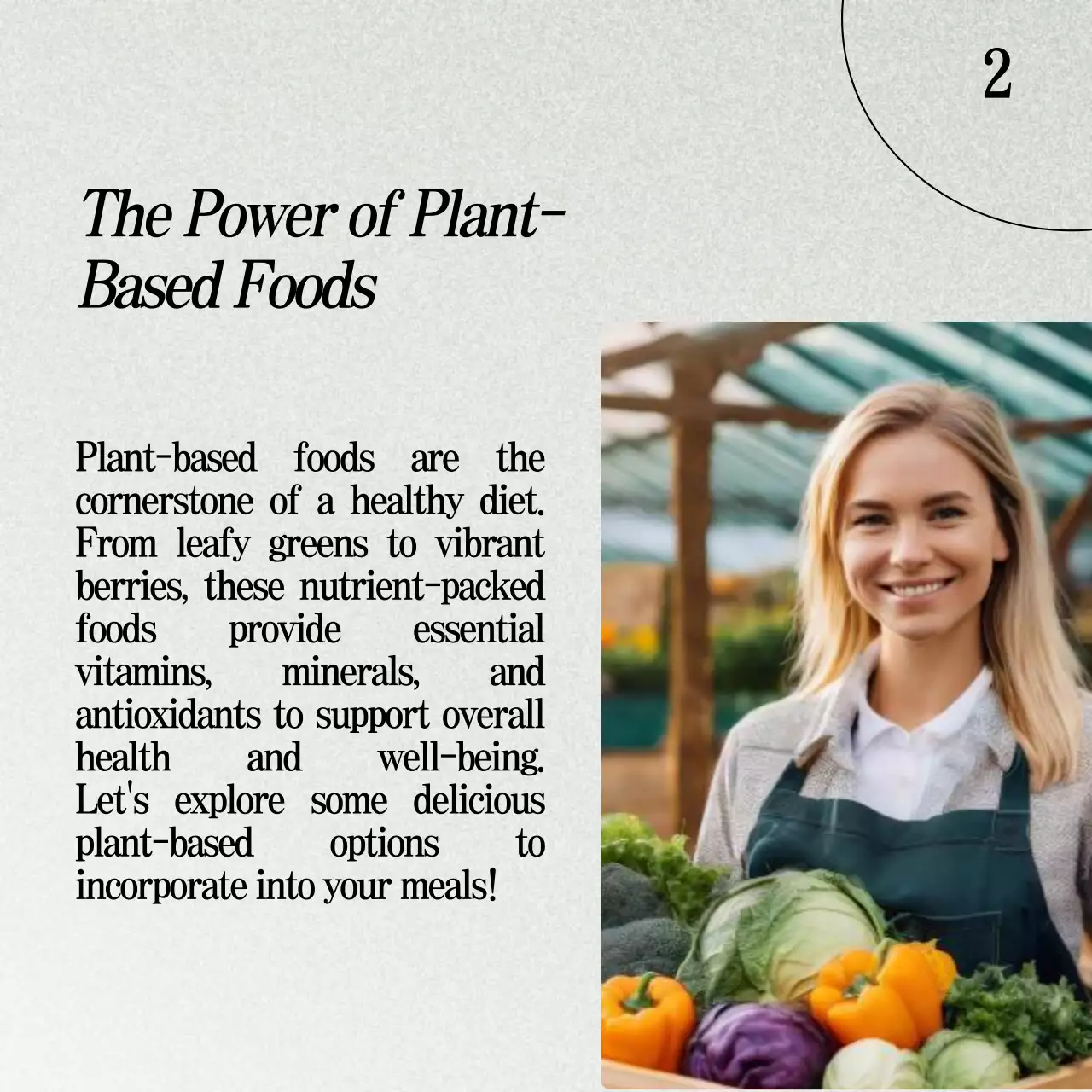 White Minimal Healthy Diet Guide Social Media Post