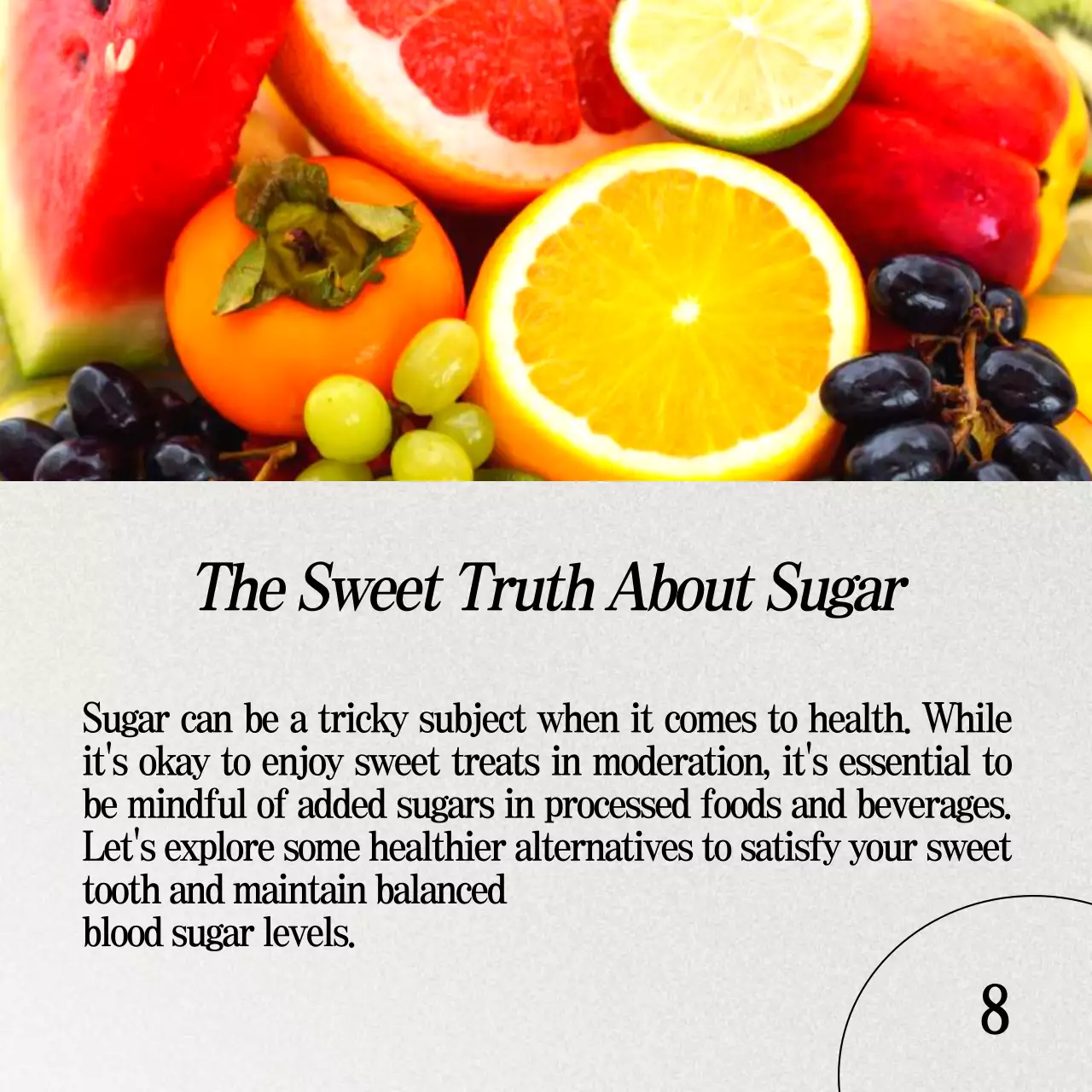 White Minimal Healthy Diet Guide Social Media Post