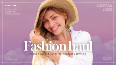 Purple Trendy Fashion Guide YouTube Thumbnail