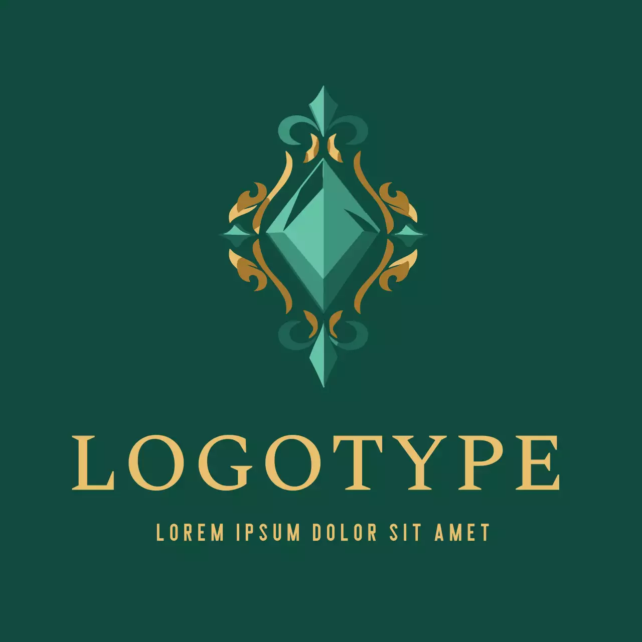 Green Elegant Design Logo