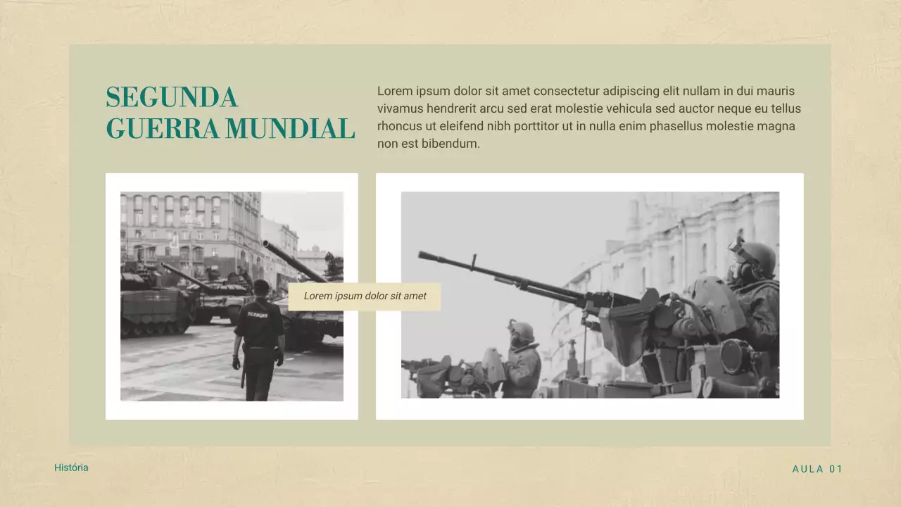 Apresentação da Palestra sobre História da Green Vintage