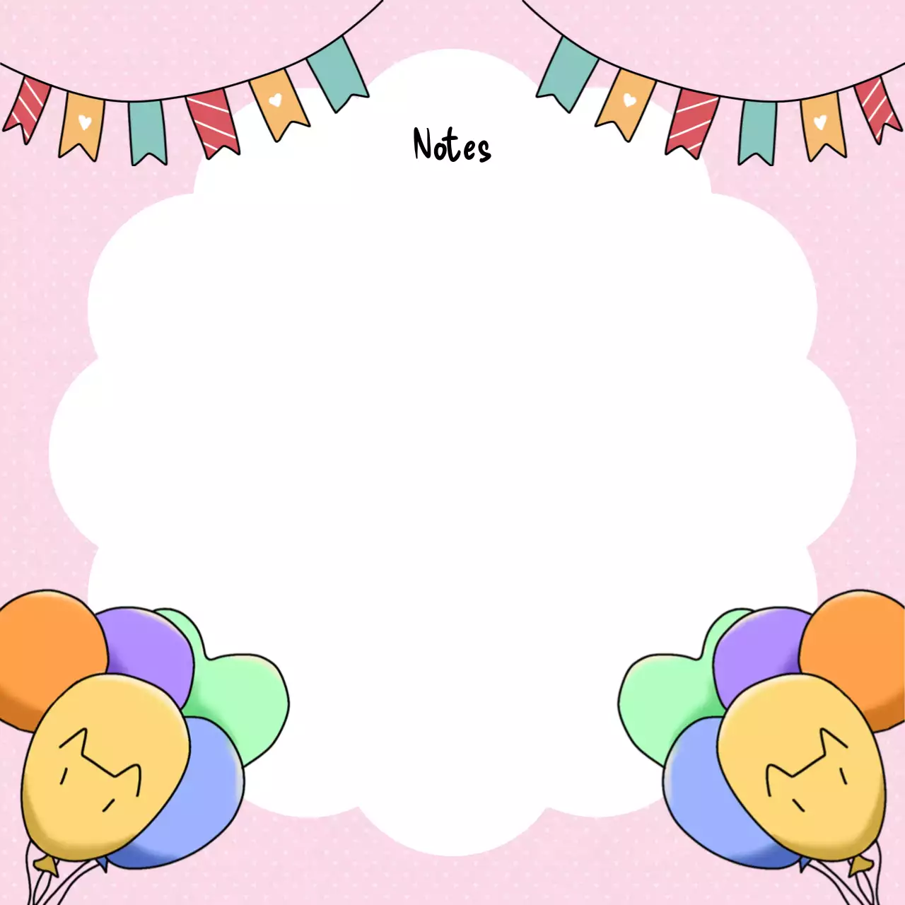 Perencana Catatan Lucu Berwarna Merah Muda