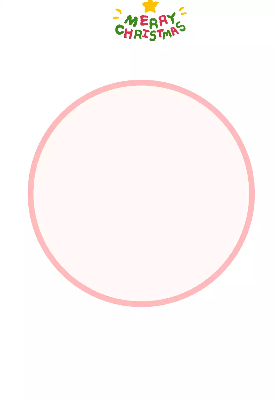 빨강 아기자기한 크리스마스 일기장