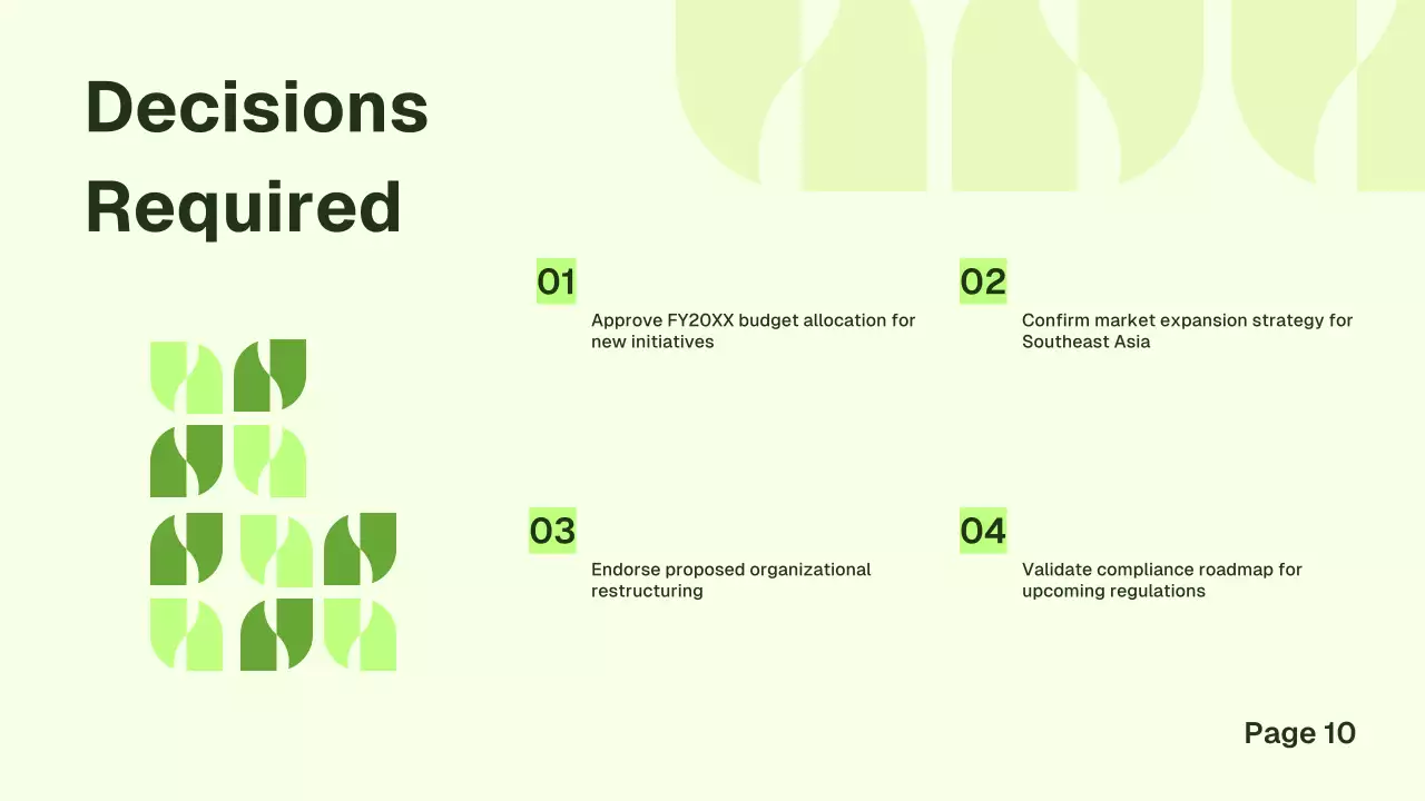 Green Geometric Business Report