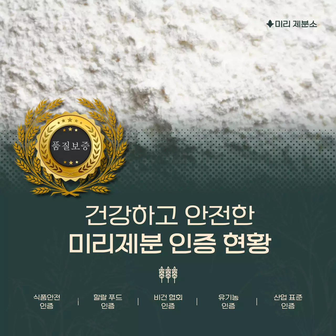 카키 고급 식품 인증 홍보