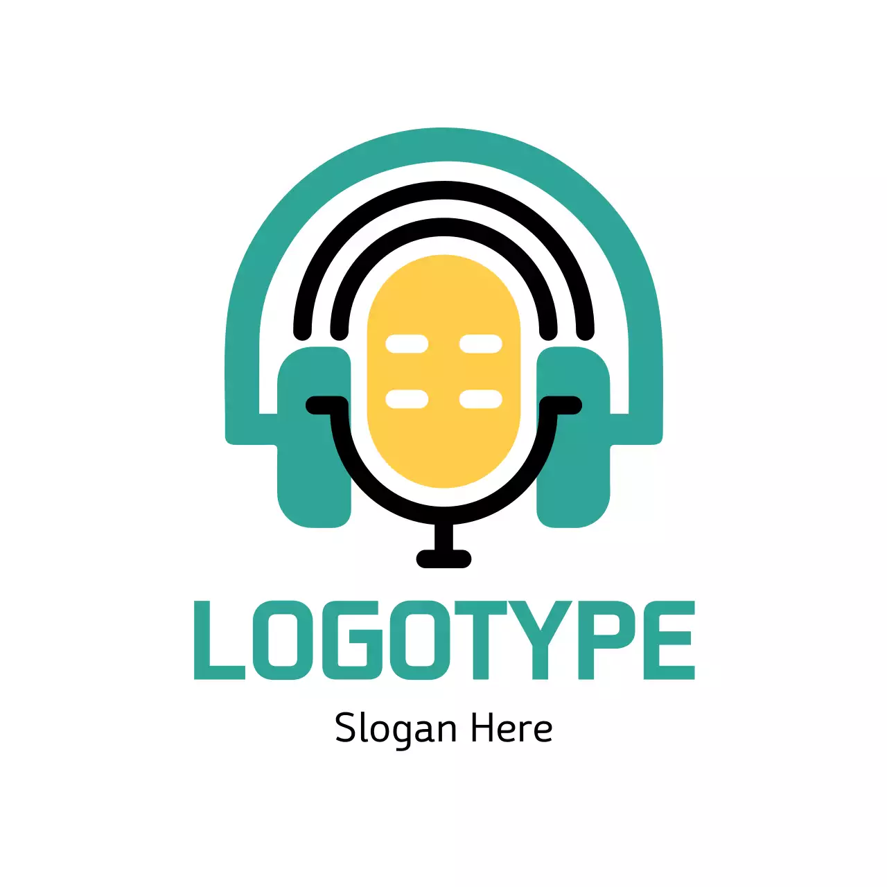 Teal Modern Podcast Advertisement