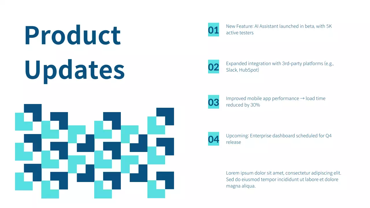 Blue Geometric Finance Report