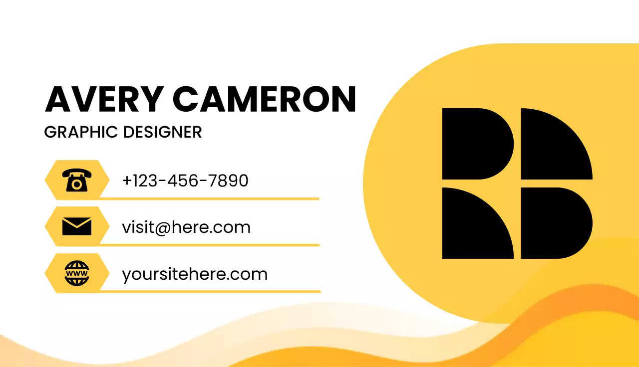 Yellow Modern Company Identity Advertisement