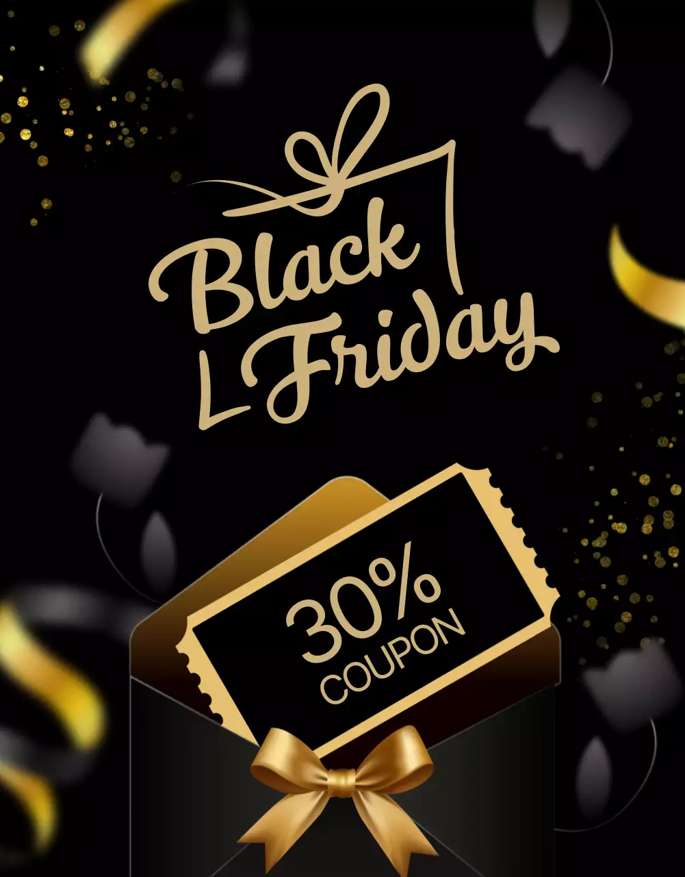 검정 모던 할인 행사