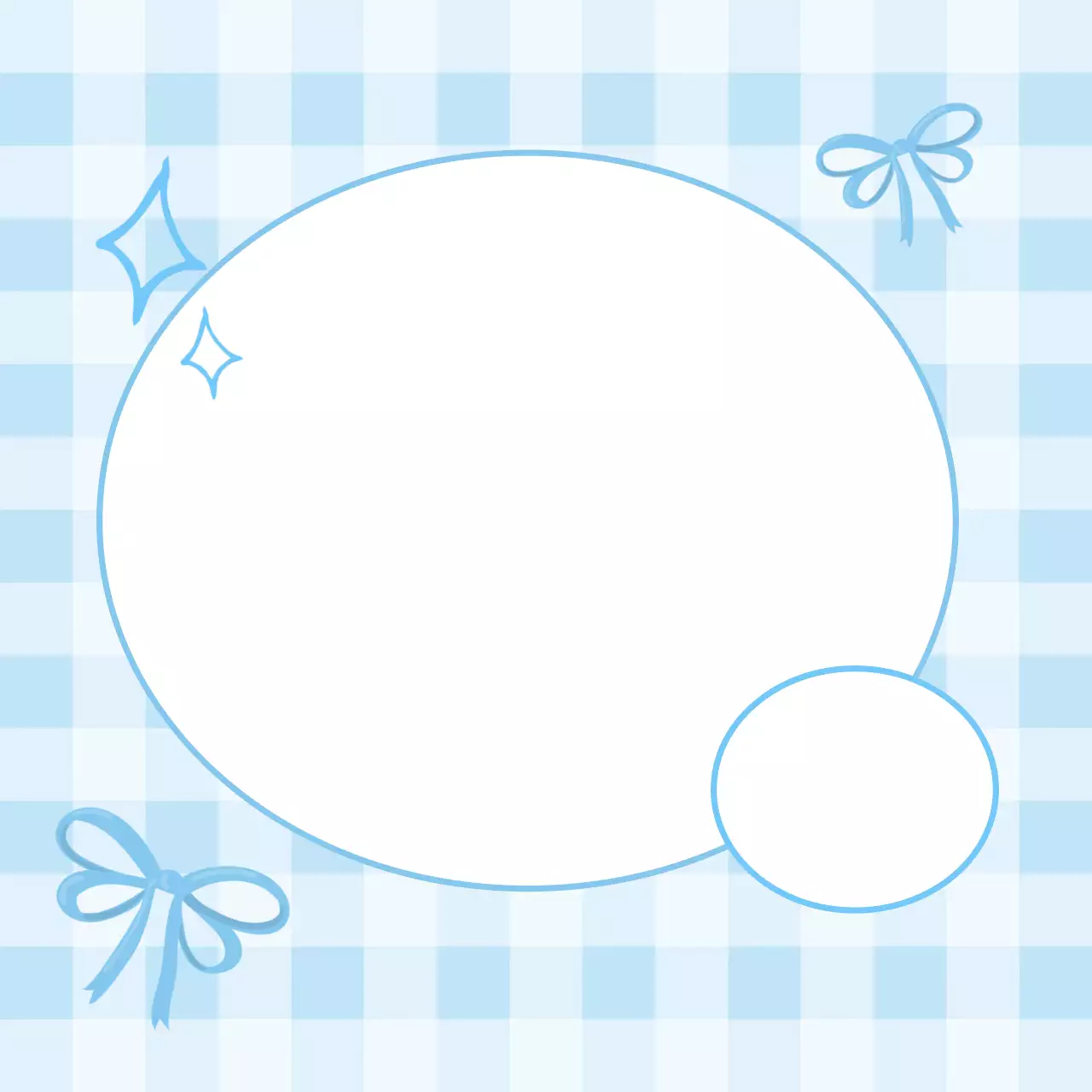 하늘색 아기자기한 문구