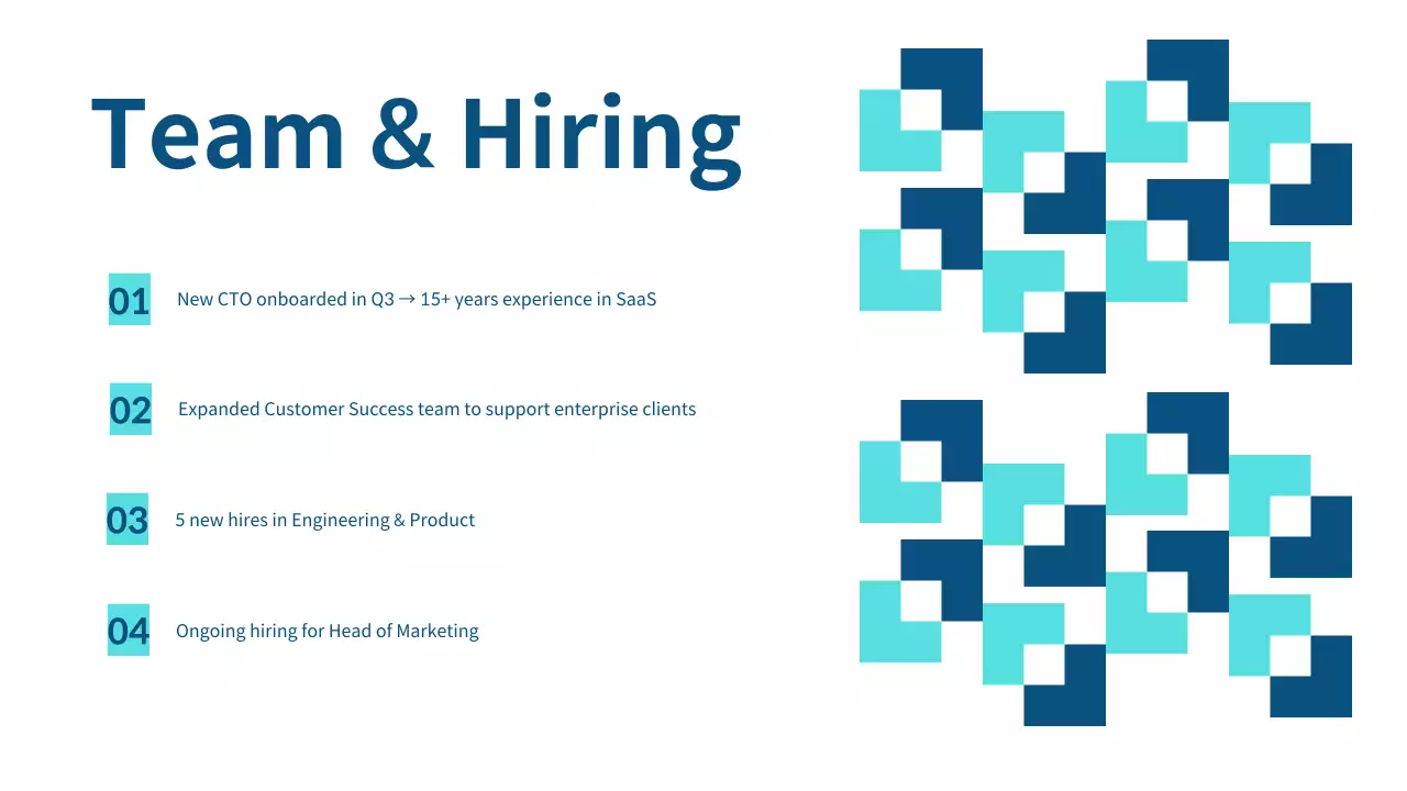 Blue Geometric Finance Report