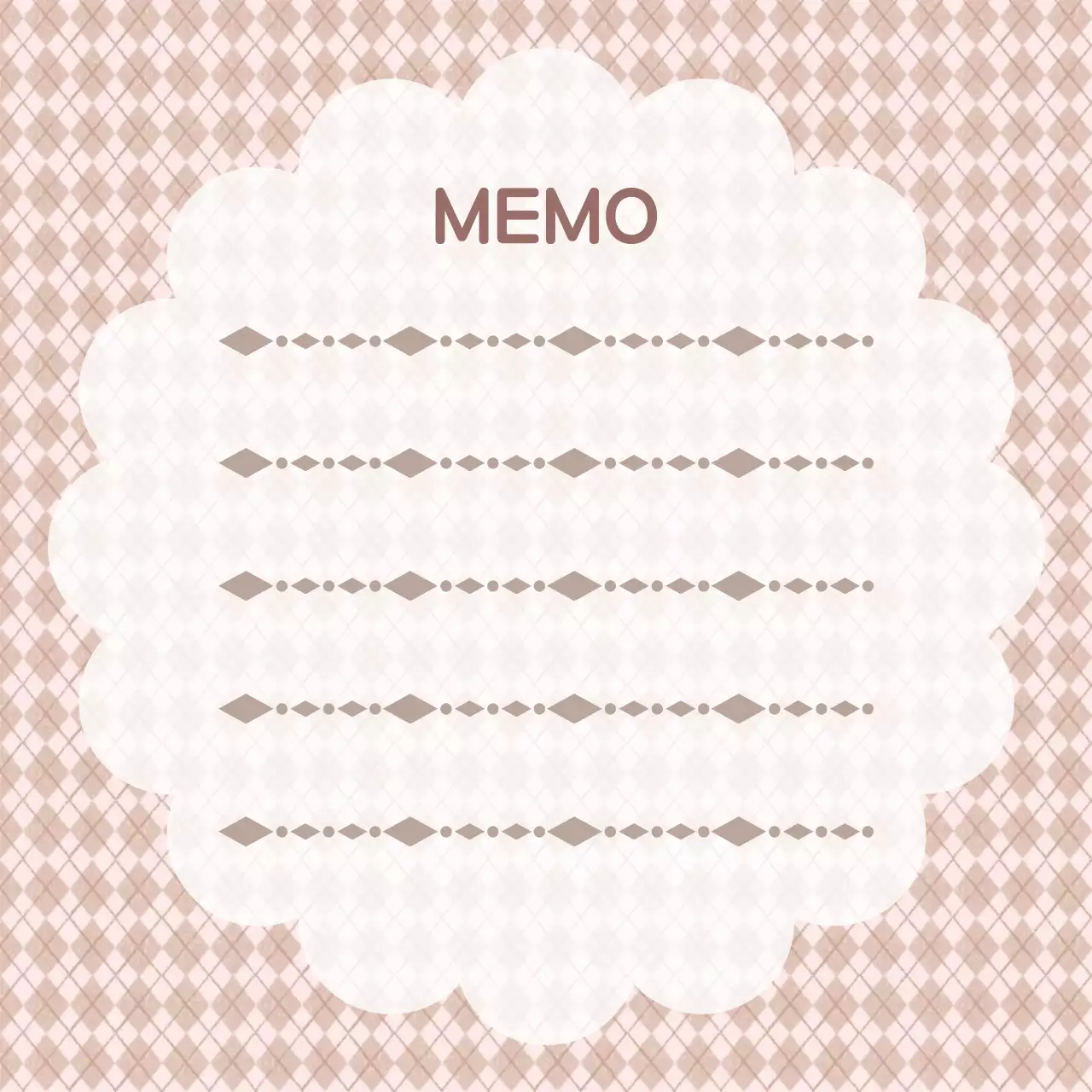 갈색 심플 문양 문구