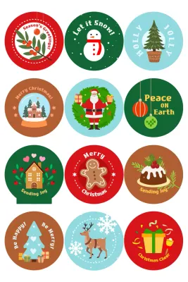 빨강 아기자기한 크리스마스 이벤트