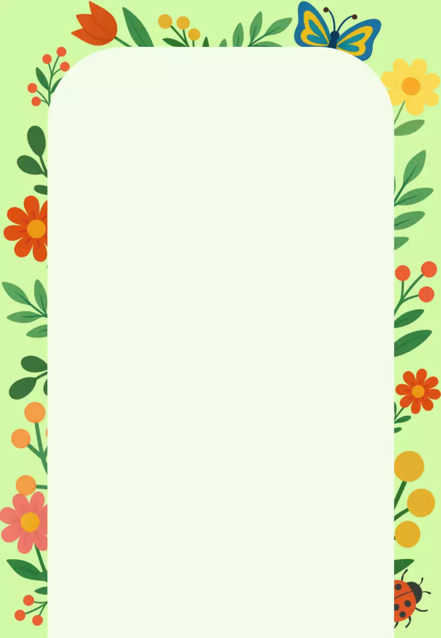 연두색의 아기자기 플라워 노트